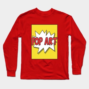 Pop Art Design Long Sleeve T-Shirt